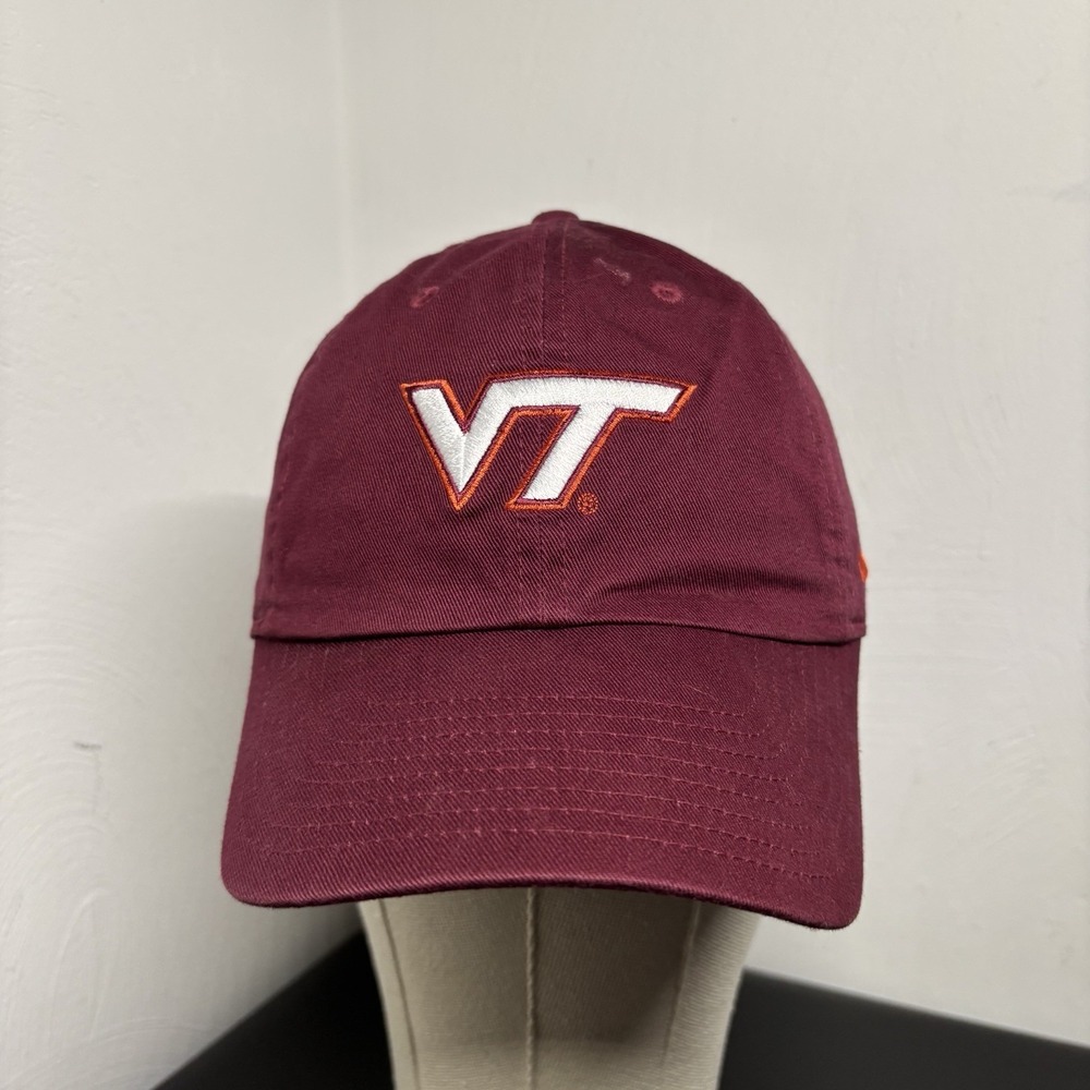 Virginia Tech Nike Heritage86 Baseball Cap Dri-Fit Maroon VT‎ Football Strapback